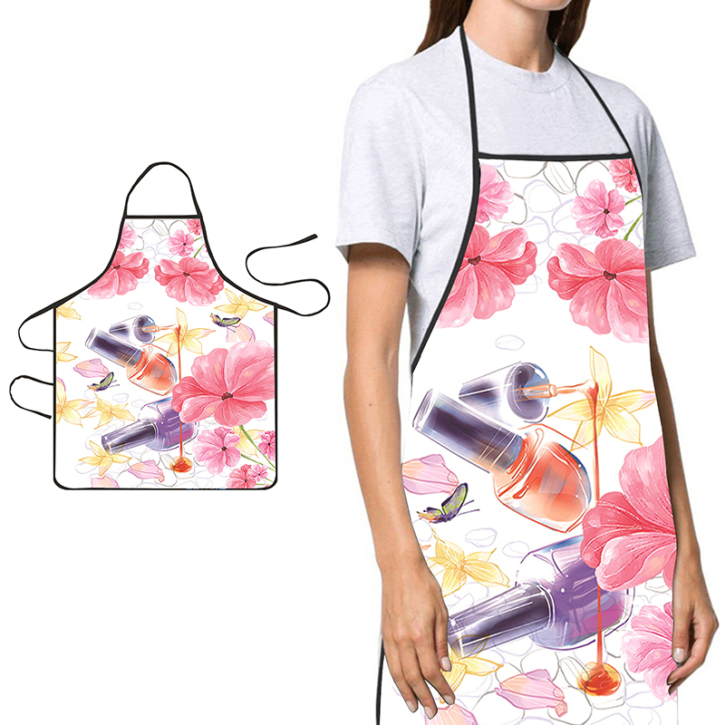 Kitchen Baking Unit - 〔YS1〕Nagellak Afdrukken Schoonheid Keuken Vrouwen Schort