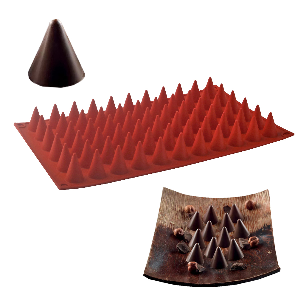 Kitchen Baking Gadgets - 66-Cellen Kegel Chocolade Bakvorm Food Grade