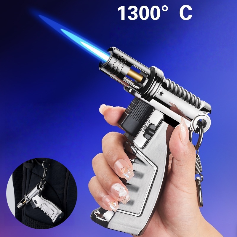 Kitchen Baking Torch - Nieuwe metalen opblaasbare aansteker met hoge