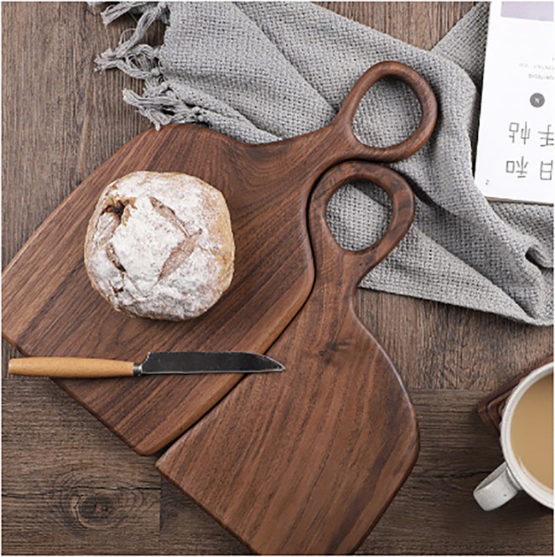 Kitchen Baking - Zwarte Walnoot Stevige Snijplanken Houten Dienblad