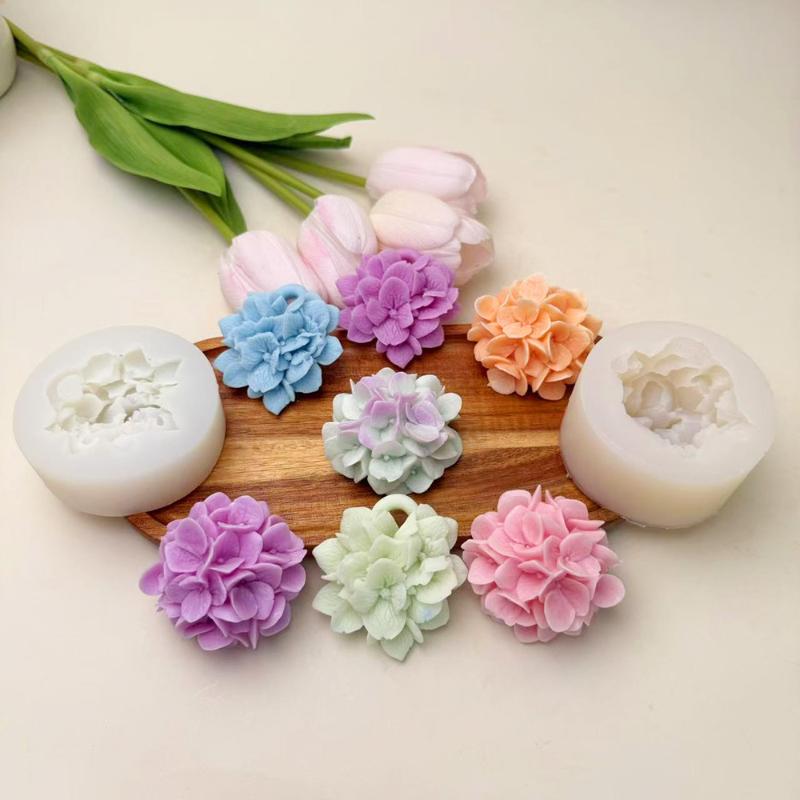 Kitchen Baking Gadgets - ● Hortensia Bloem Siliconen Mal DIY