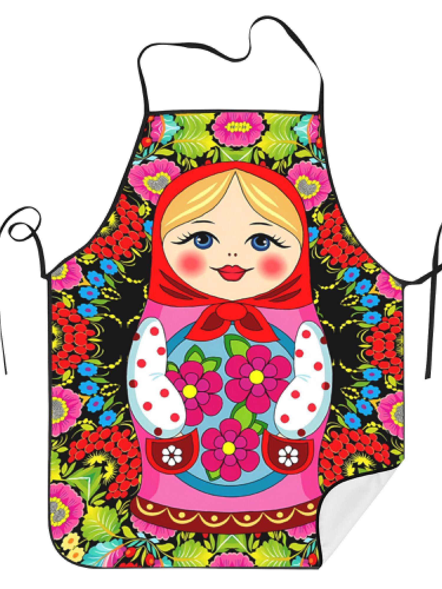 Kitchen Baking Ideas - 1 stuk leuke Russische Matryoshka-schort met