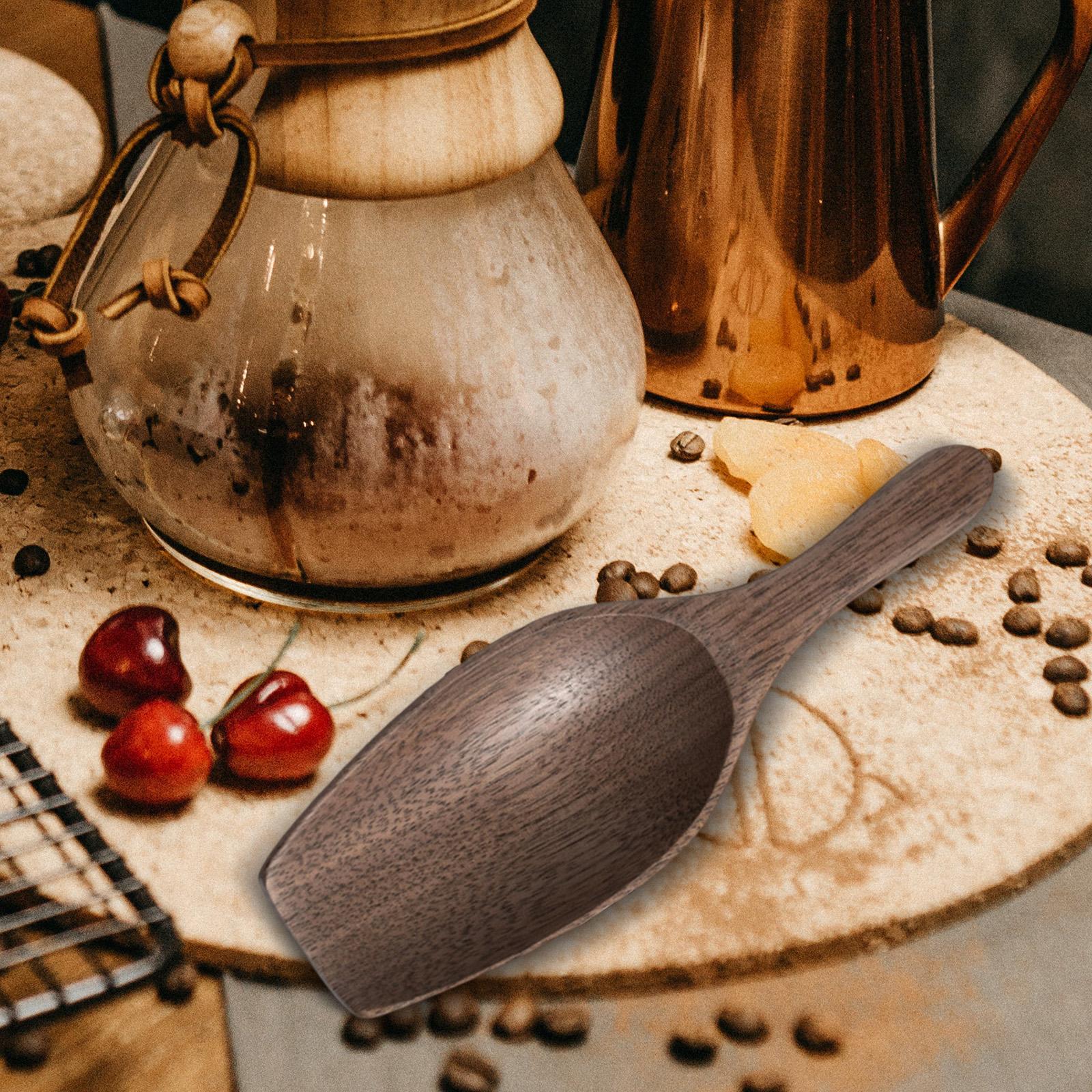 Kitchen Baking Canisters - Koffielepel van massief hout, kleine keukenschep
