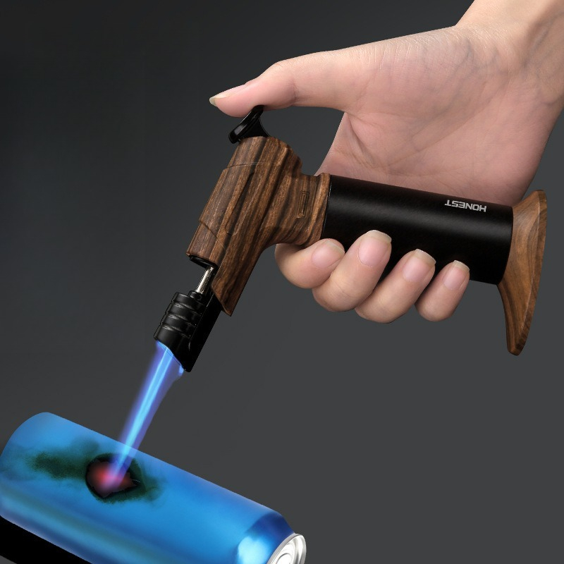 Kitchen Baking Torch - Winddichte Jet Flame Butaangas Aansteker, Navulbare