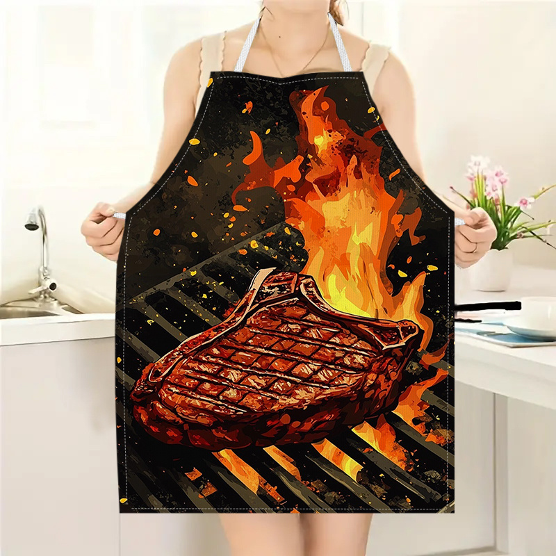 Kitchen Baking Ideas - 1 stks BBQ Steak Schort met