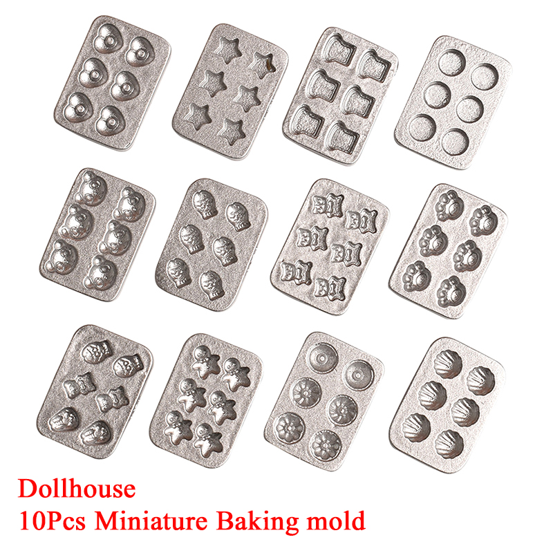 Kitchen Baking - 10 stks Poppenhuis Miniatuur Mini Cake