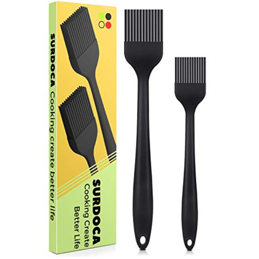 Pastry Brush Silicone - Silicone bakkwast - 2 stuks 10