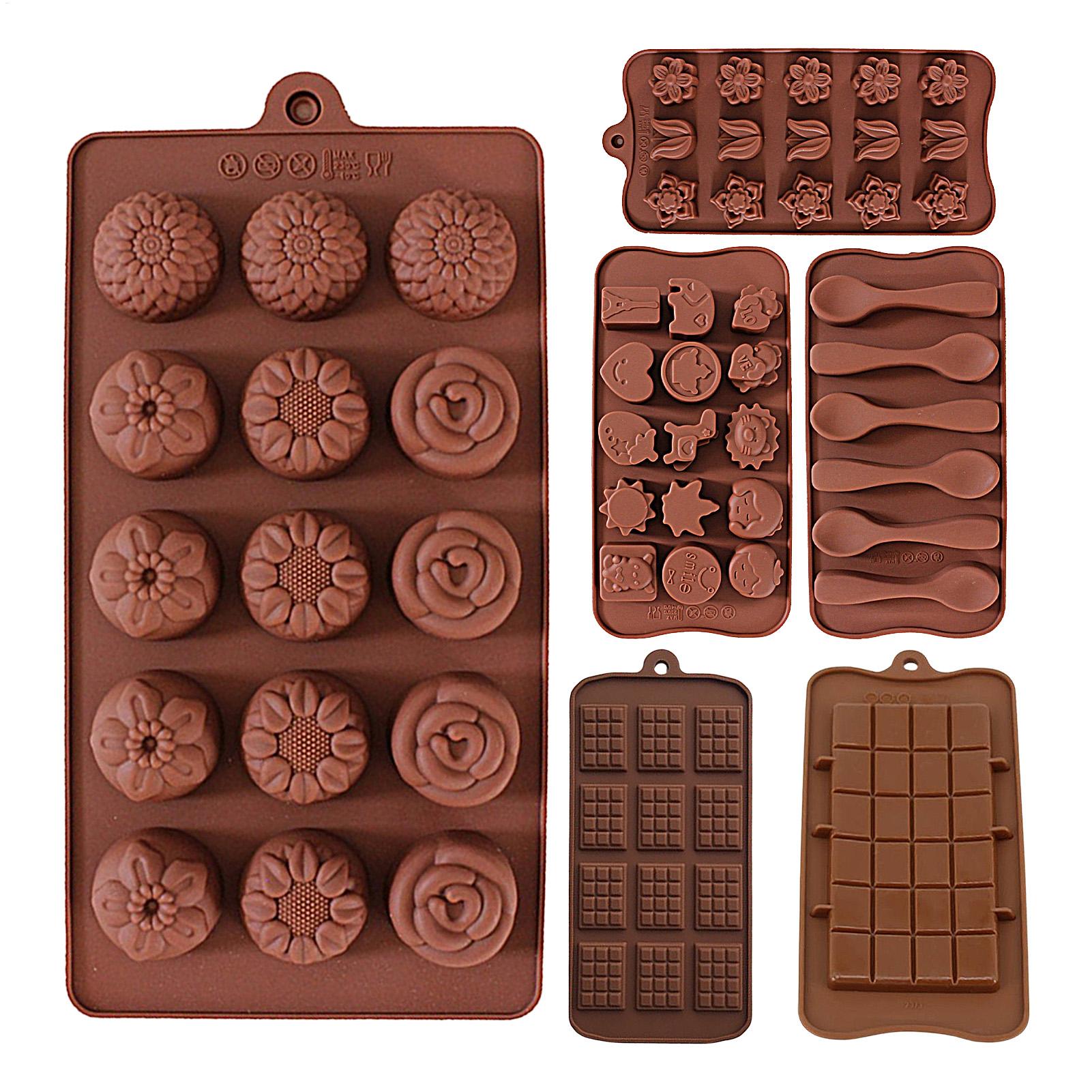 Kitchen Baker - DIY Chocoladevormpjes Anti-aanbak Herbruikbare Siliconen Cake