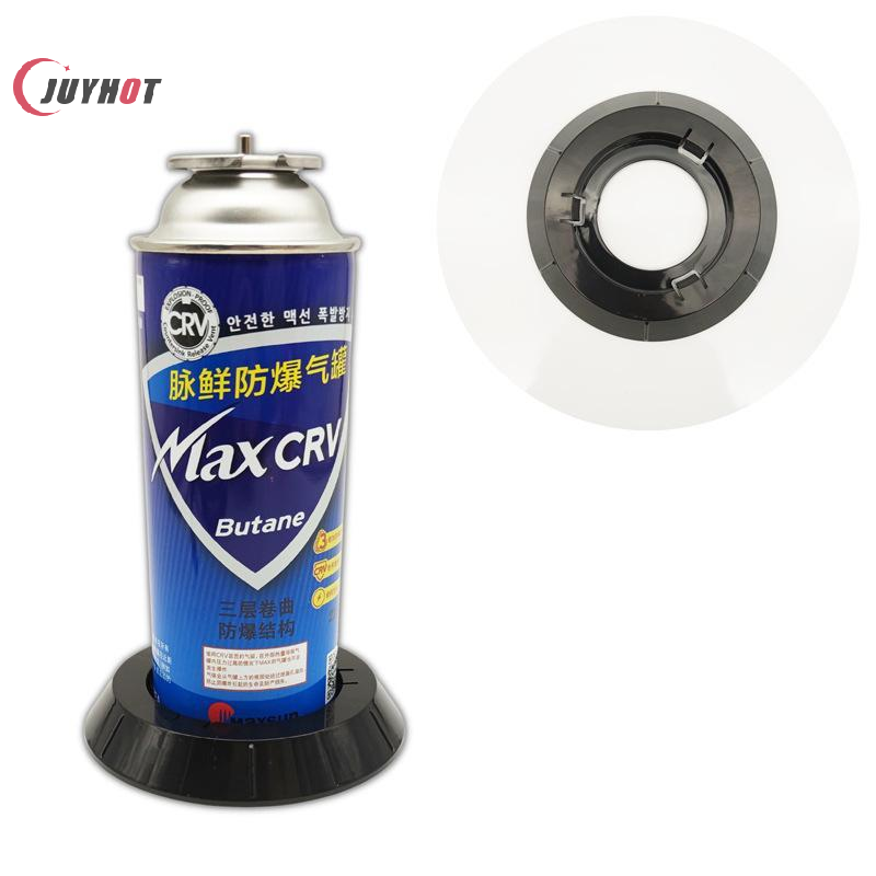 Kitchen Baking Canisters - Cassette-gasfles bevestigingsbasis antislip stabiele kunststof houderstandaard