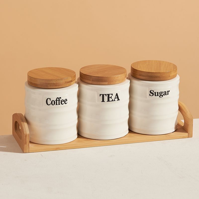 3-delige keramische voorraadpo - Kitchen Baking Canisters recensie en prijs