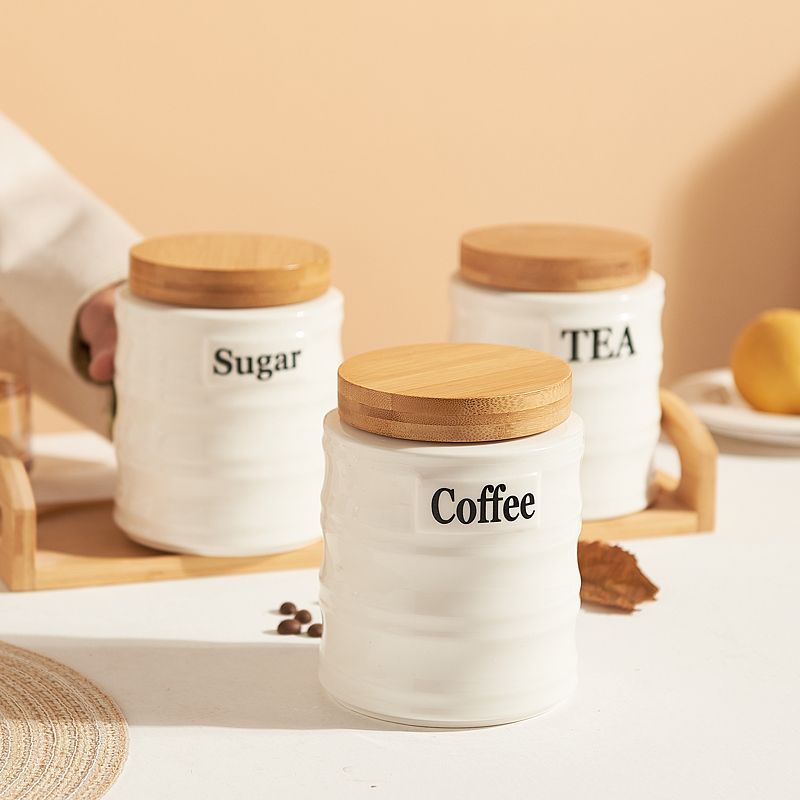 3-delige keramische voorraadpo - Kitchen Baking Canisters recensie en prijs