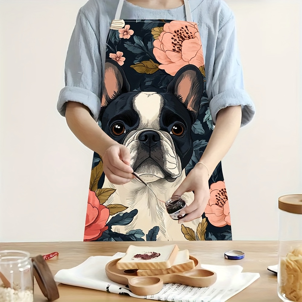 Franse Bulldog bloemenschort - - Kitchen Baking Ideas recensie en prijs