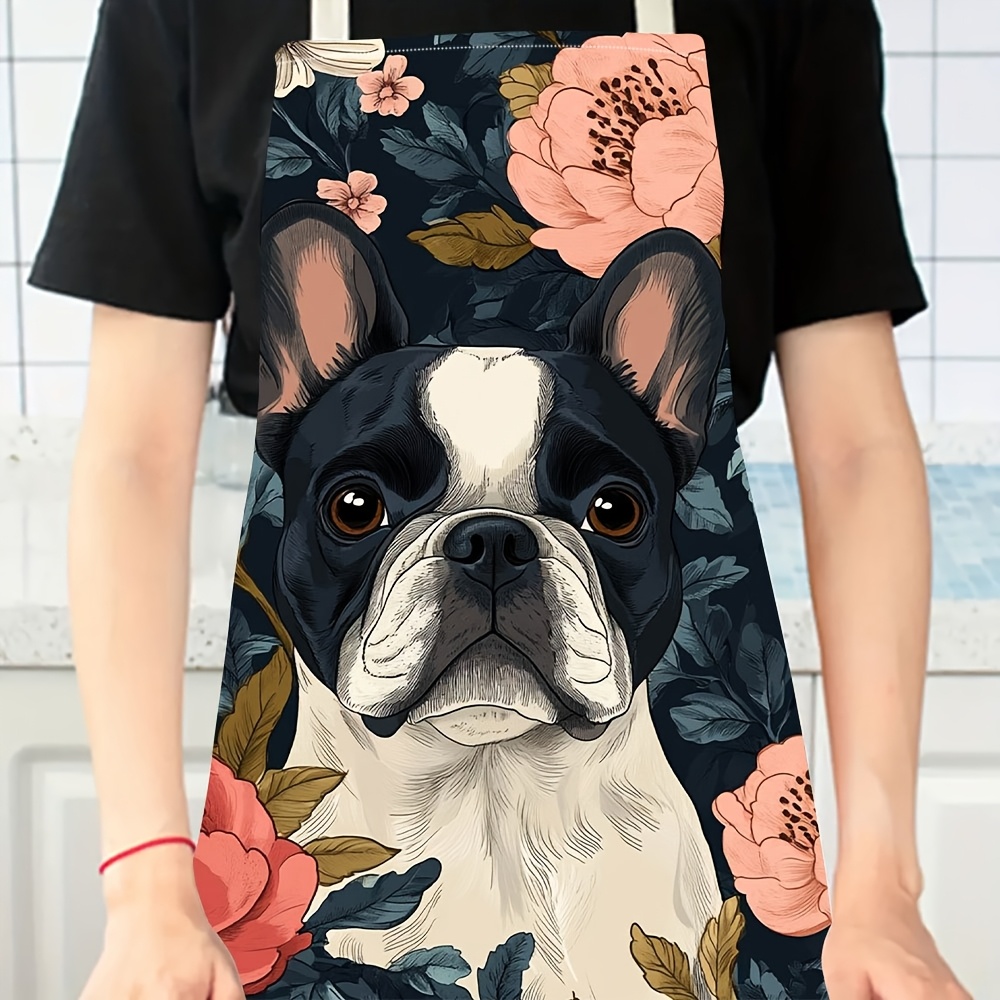 Franse Bulldog bloemenschort - - Kitchen Baking Ideas recensie en prijs
