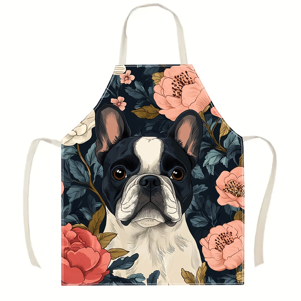 Franse Bulldog bloemenschort - - Kitchen Baking Ideas recensie en prijs