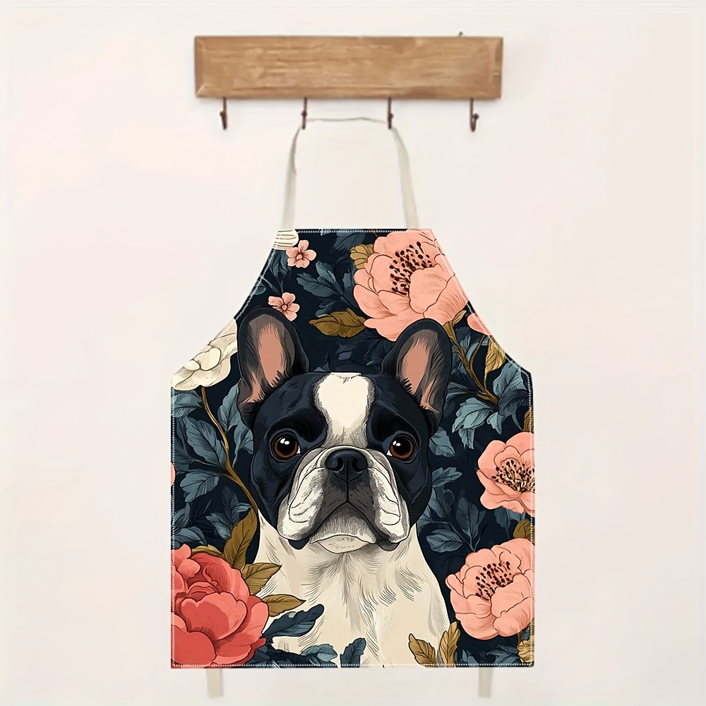 Franse Bulldog bloemenschort - - Kitchen Baking Ideas recensie en prijs