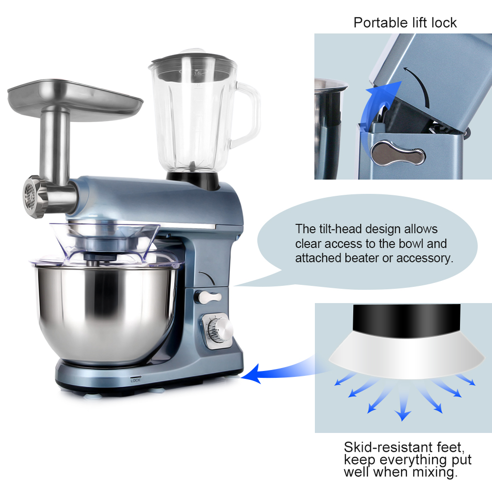 5.5/6/7/8l Deegbakmixer, keuke - Kitchen Aid Baking Machine recensie en prijs