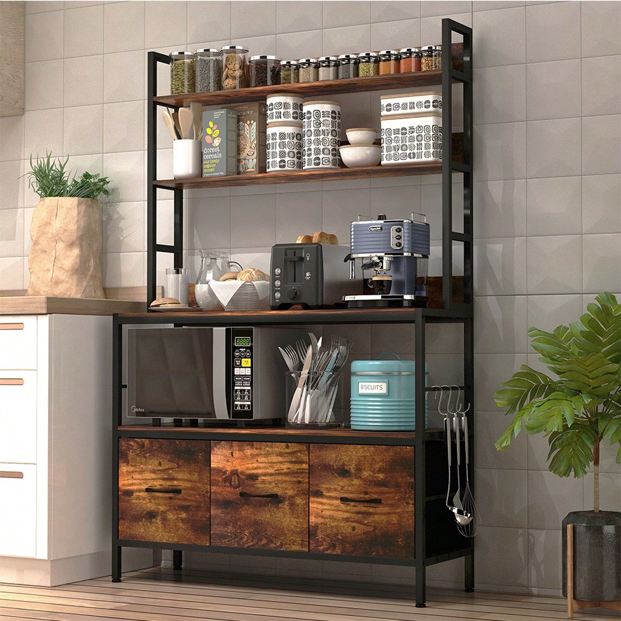 Keukenbakkersrek met 3 manden, - Kitchen Baker recensie en prijs