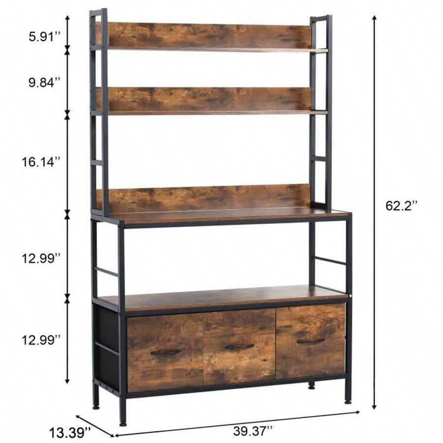 Keukenbakkersrek met 3 manden, - Kitchen Baker recensie en prijs