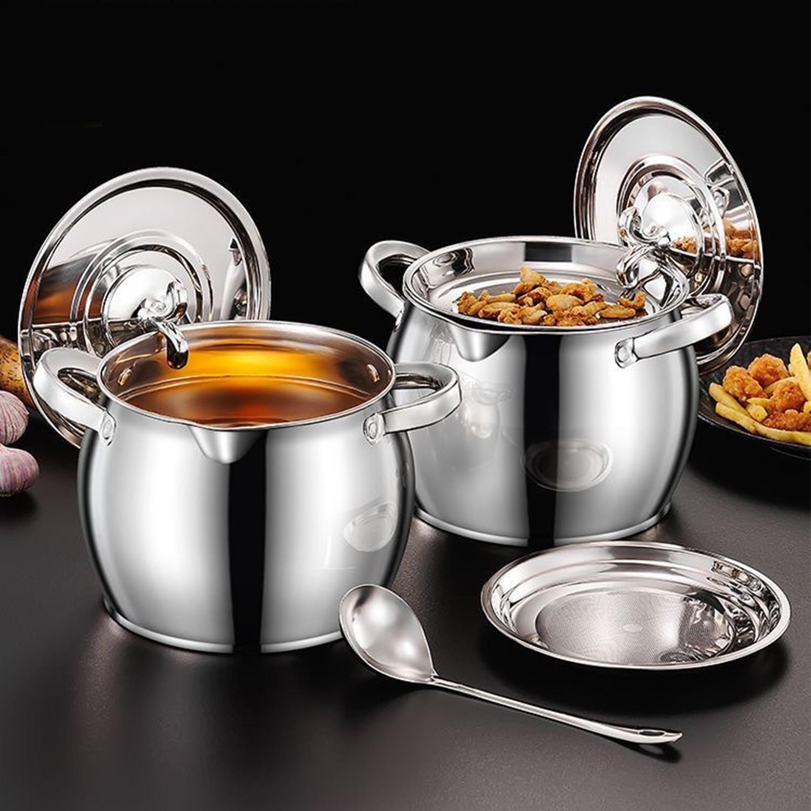 Vetcontainer Roestvrijstalen v - Kitchen Baking Canisters recensie en prijs
