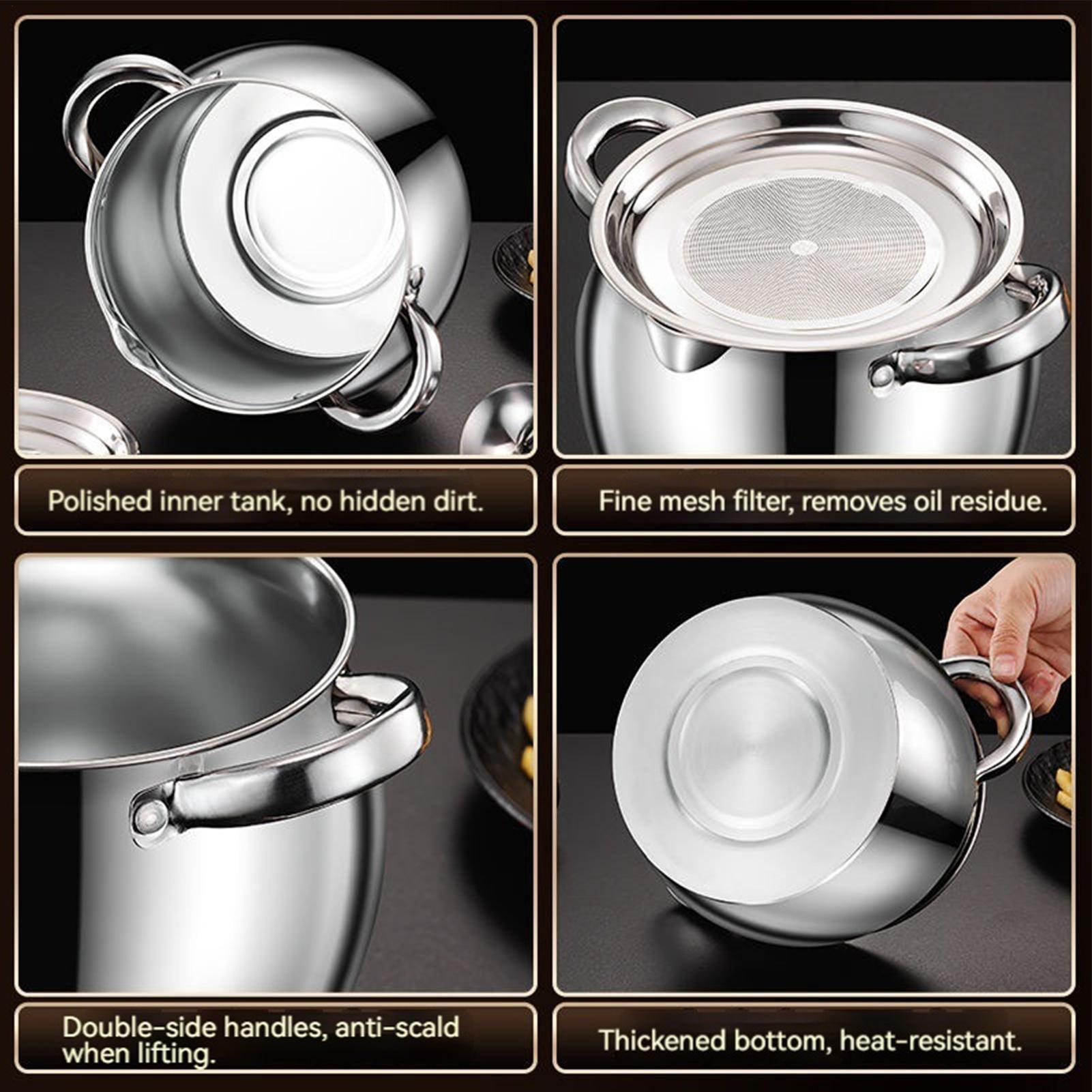 Vetcontainer Roestvrijstalen v - Kitchen Baking Canisters recensie en prijs