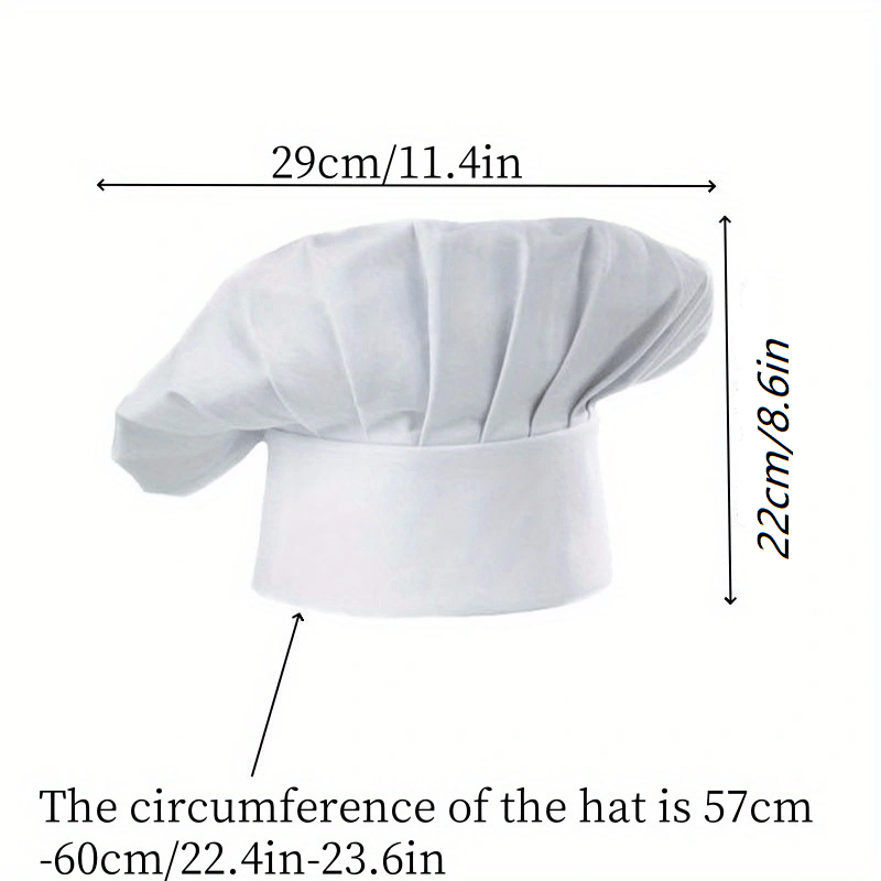 3 stuks chef-kokmuts voor volw - Kitchen Baker recensie en prijs