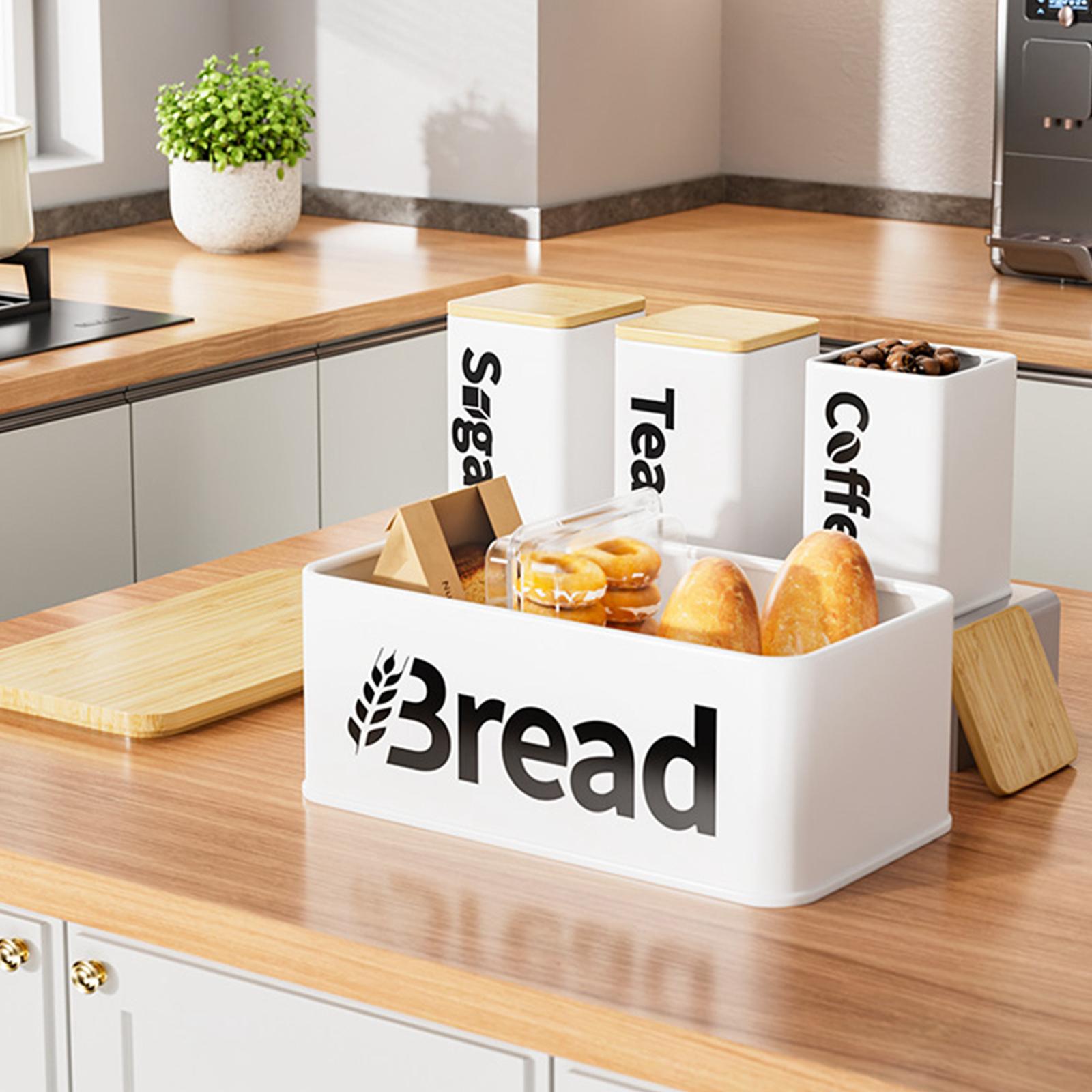 IJzeren bamboe broodopbergbak  - Kitchen Baking Canisters recensie en prijs