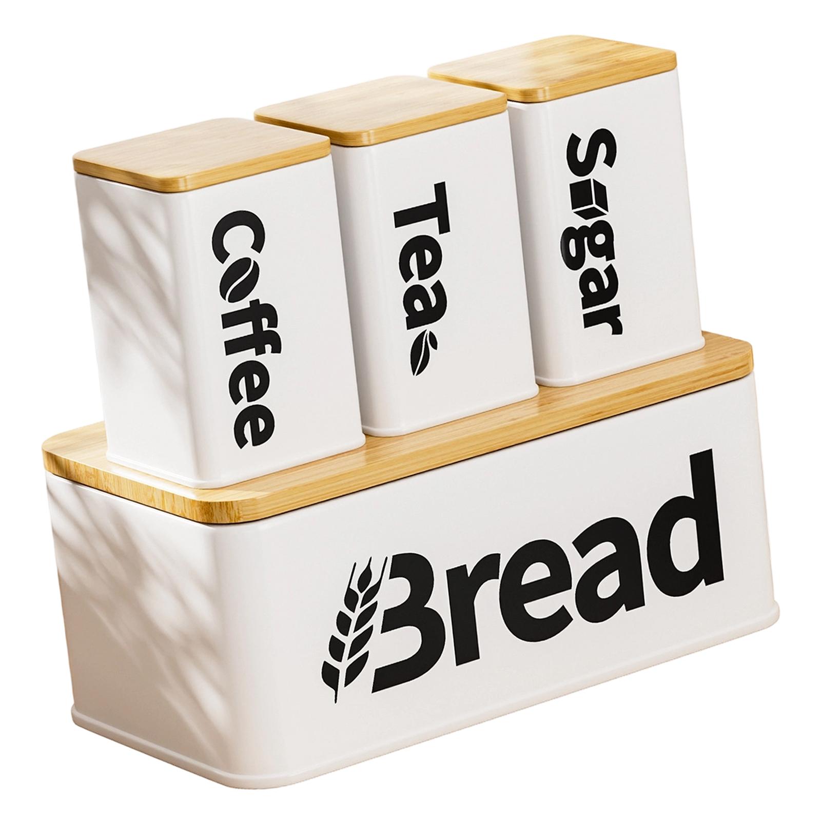 IJzeren bamboe broodopbergbak  - Kitchen Baking Canisters recensie en prijs