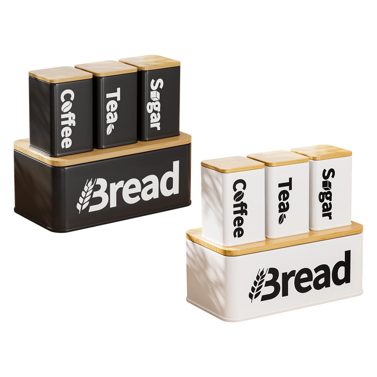 IJzeren bamboe broodopbergbak  - Kitchen Baking Canisters recensie en prijs