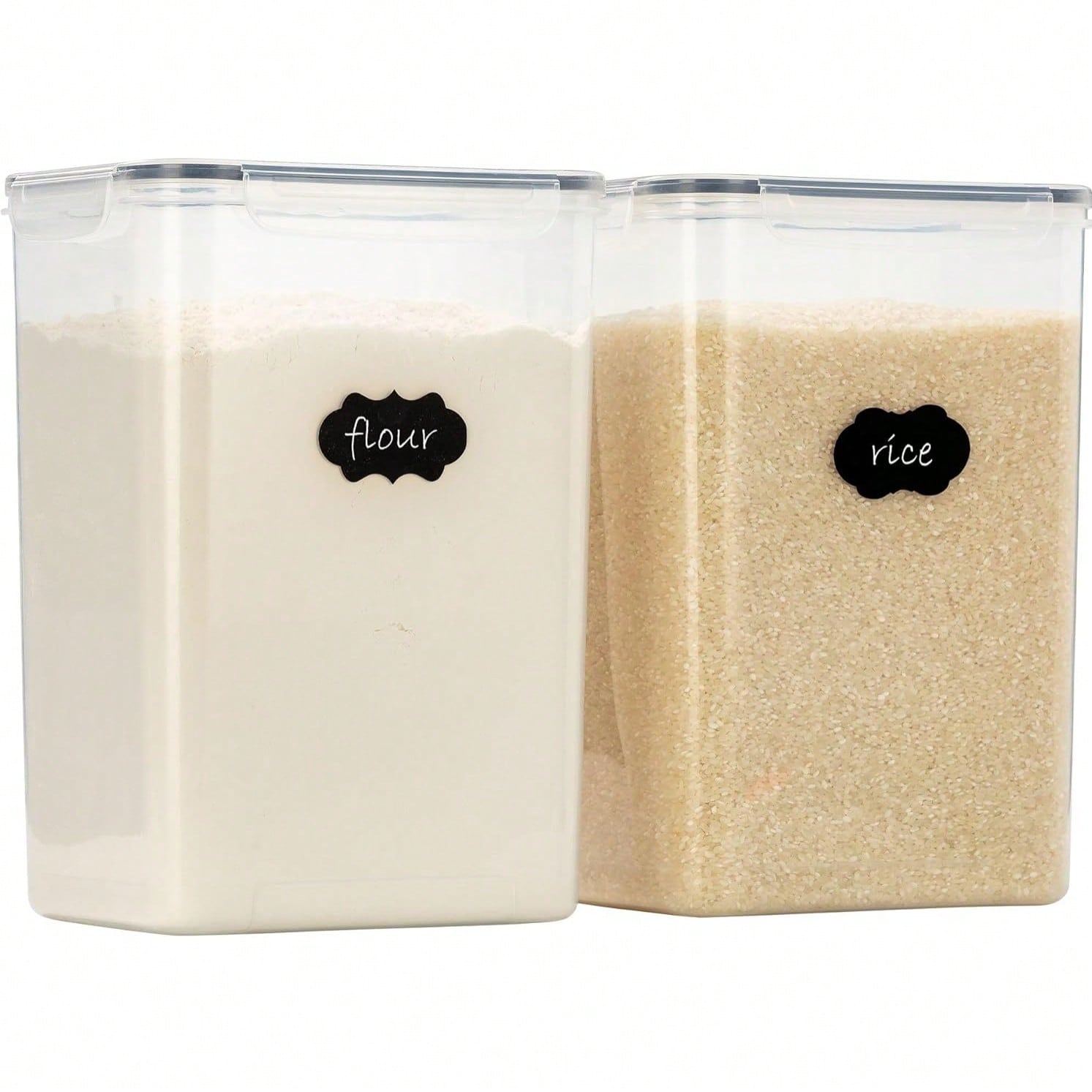 Extra grote luchtdichte voedse - Kitchen Baking Canisters recensie en prijs