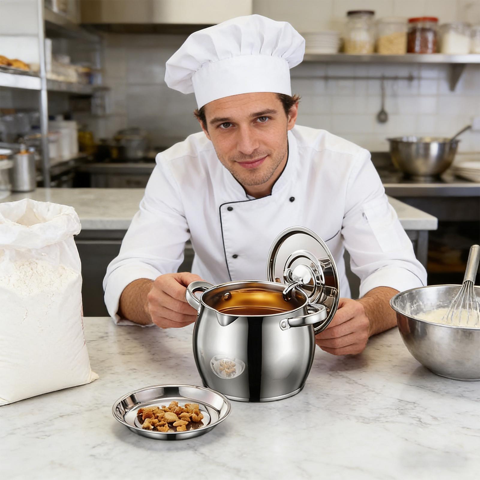 Roestvrijstalen baconvetbespar - Kitchen Baking Canisters recensie en prijs