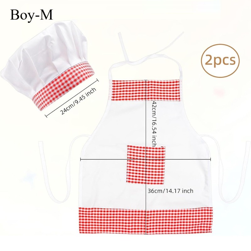 Rode Gingham Baby Chef-kostuum - Kitchen Baker recensie en prijs