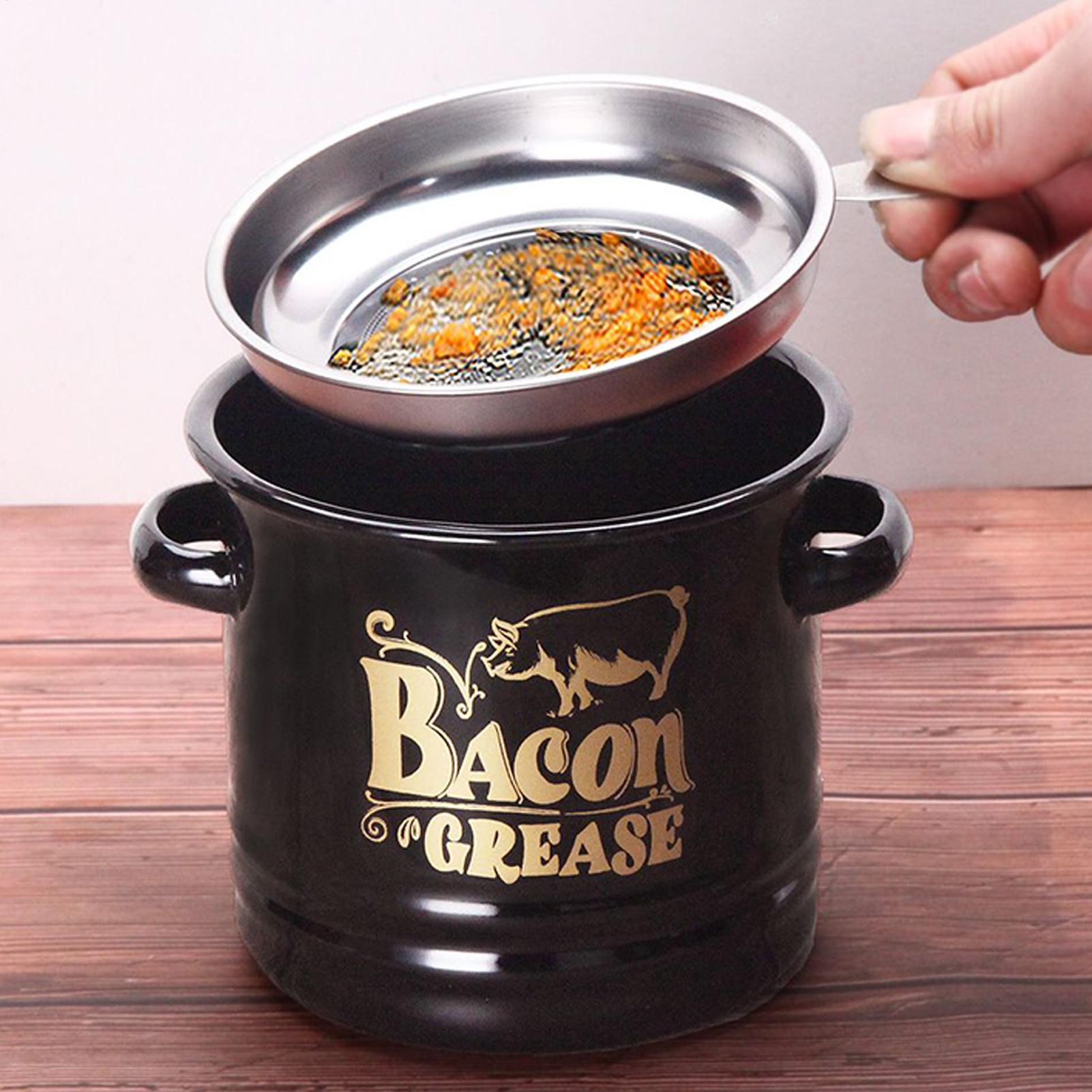 Bacon Vetcontainer 1200 ml Vet - Kitchen Baking Canisters recensie en prijs