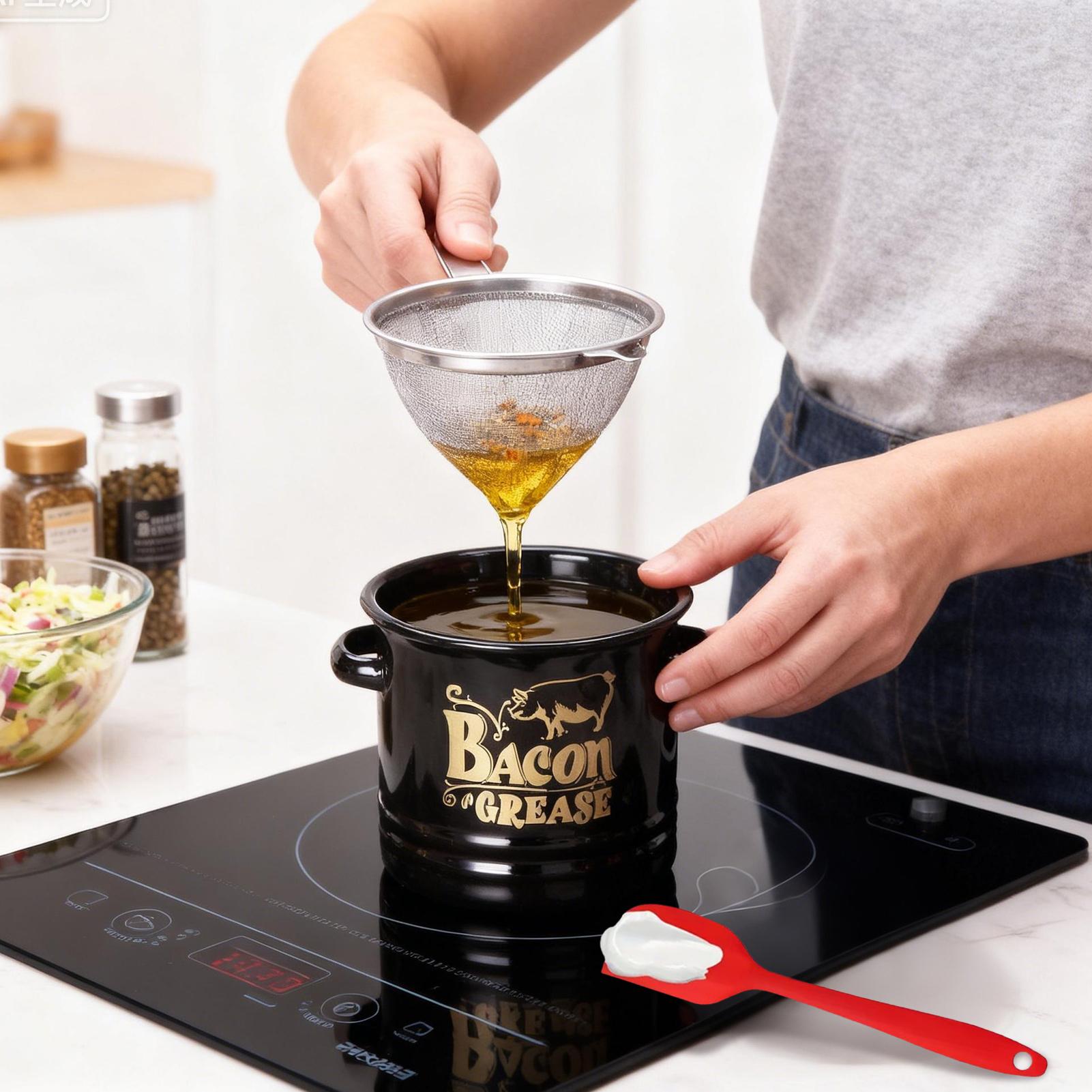 Bacon Vetcontainer 1200 ml Vet - Kitchen Baking Canisters recensie en prijs