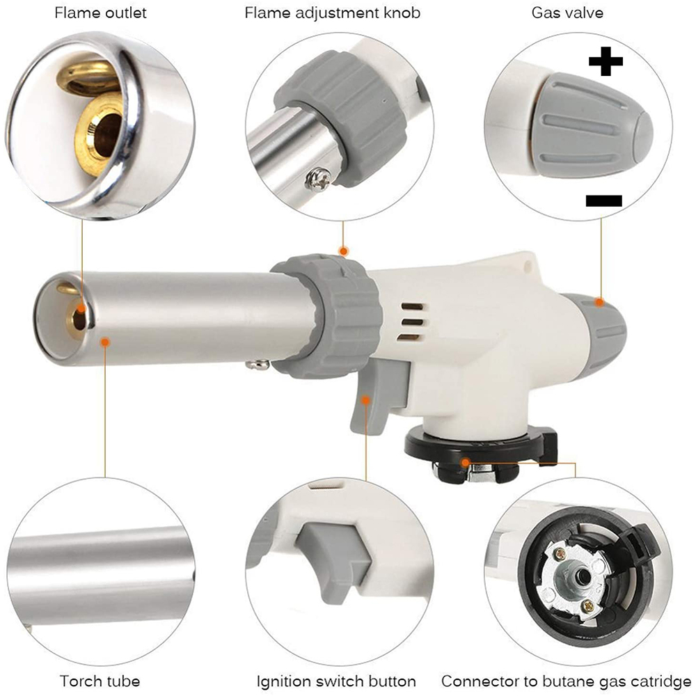 Keukenbrander met butaan, prof - Kitchen Baking Torch recensie en prijs
