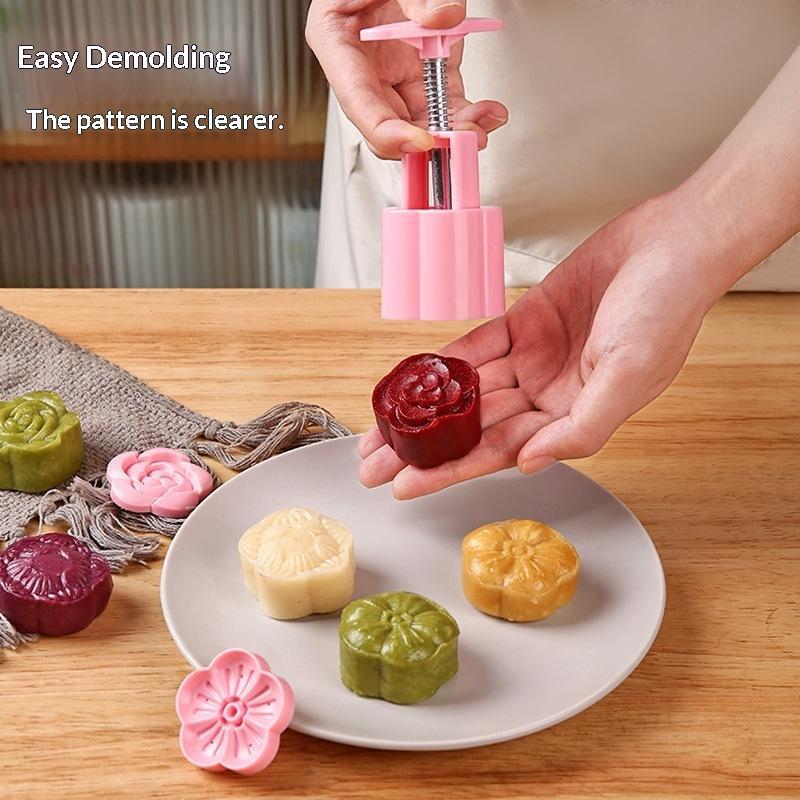 Nieuwe 1 Set DIY Mooncake Mold - Kitchen Baking Torch recensie en prijs