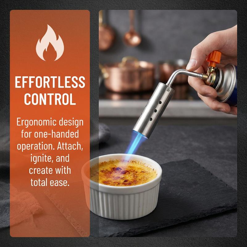 Butaan gasbrander, verstelbare - Kitchen Baking Torch recensie en prijs