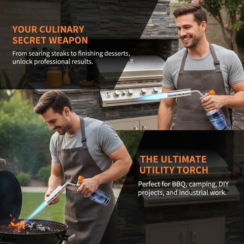 Butaan gasbrander, verstelbare - Kitchen Baking Torch recensie en prijs