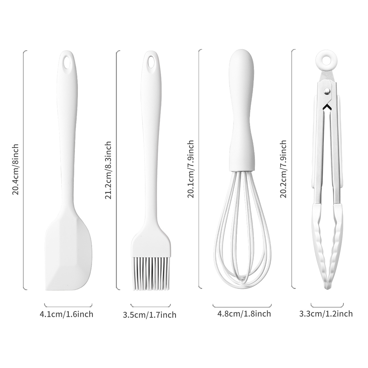 4 stks/set Siliconen Bakken Se - Pastry Brush Silicone recensie en prijs