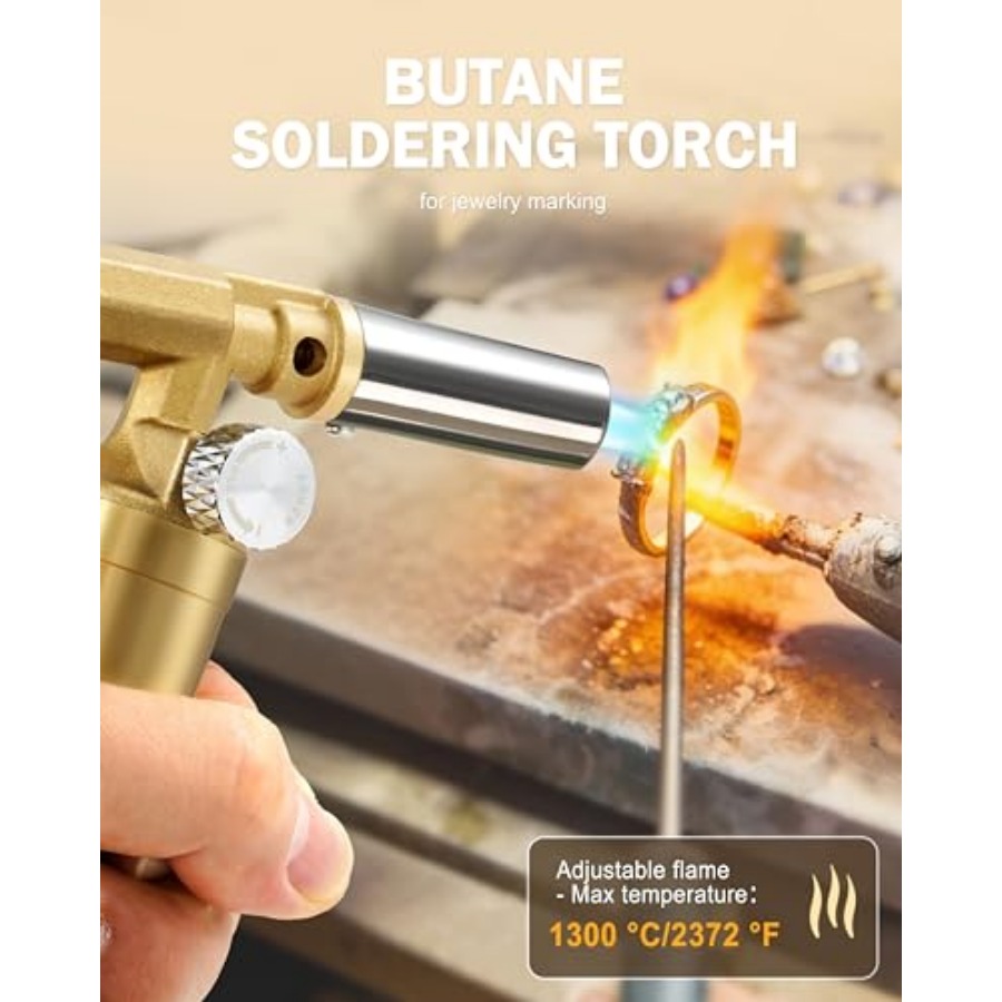 Koperen butaantoorts, navulbar - Kitchen Baking Torch recensie en prijs