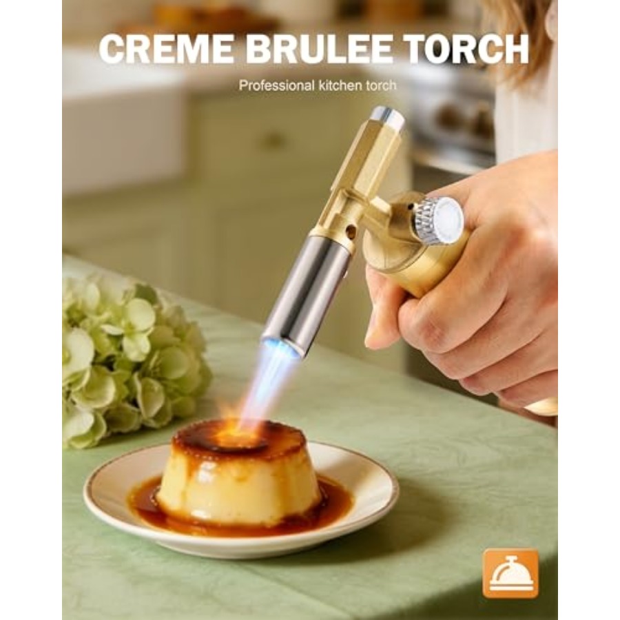 Koperen butaantoorts, navulbar - Kitchen Baking Torch recensie en prijs