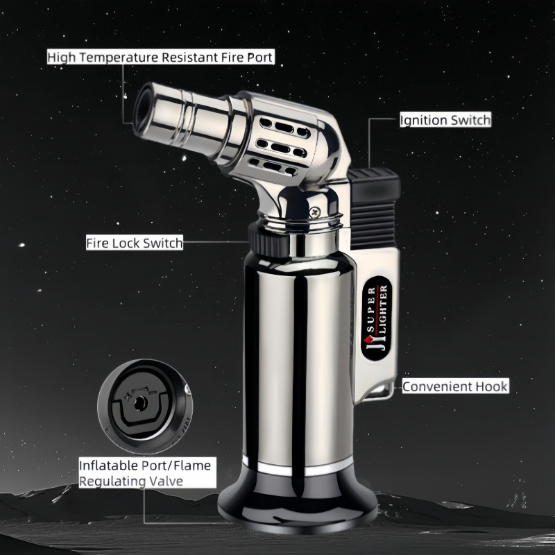 Metaal winddichte jetvlam gasa - Kitchen Baking Torch recensie en prijs