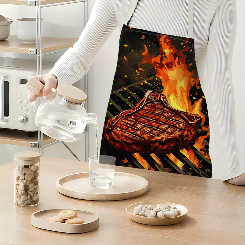 1 stks BBQ Steak Schort met Vl - Kitchen Baking Ideas recensie en prijs