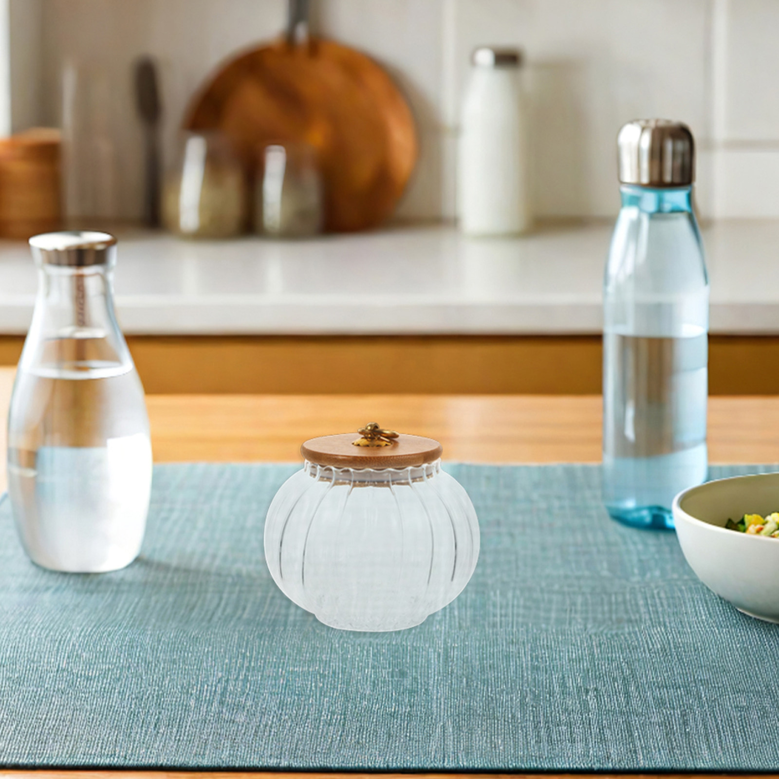 2 stuks doorzichtige glazen po - Kitchen Baking Canisters recensie en prijs