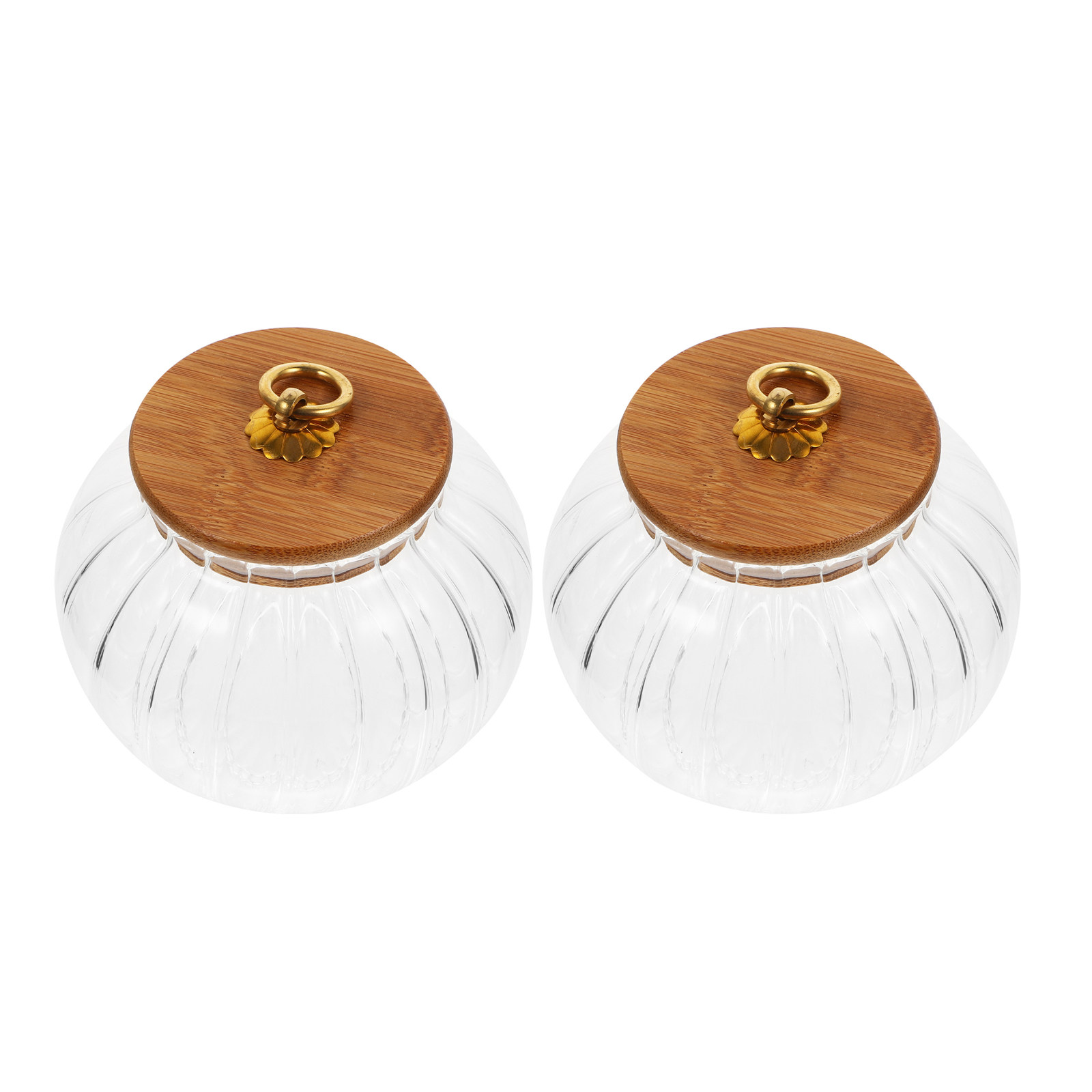 2 stuks doorzichtige glazen po - Kitchen Baking Canisters recensie en prijs