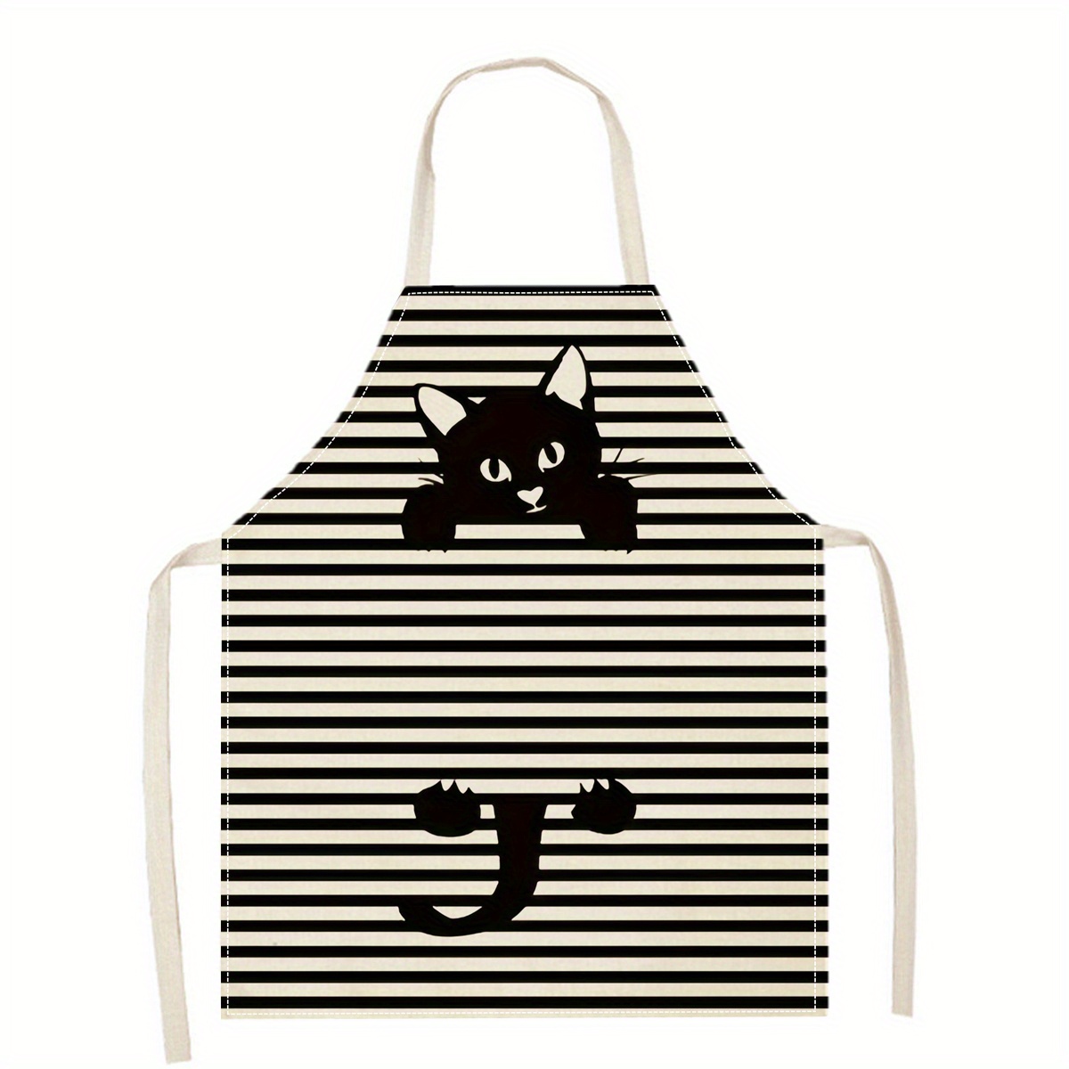 Linnen schort grappige kat zon - Kitchen Baking Ideas recensie en prijs